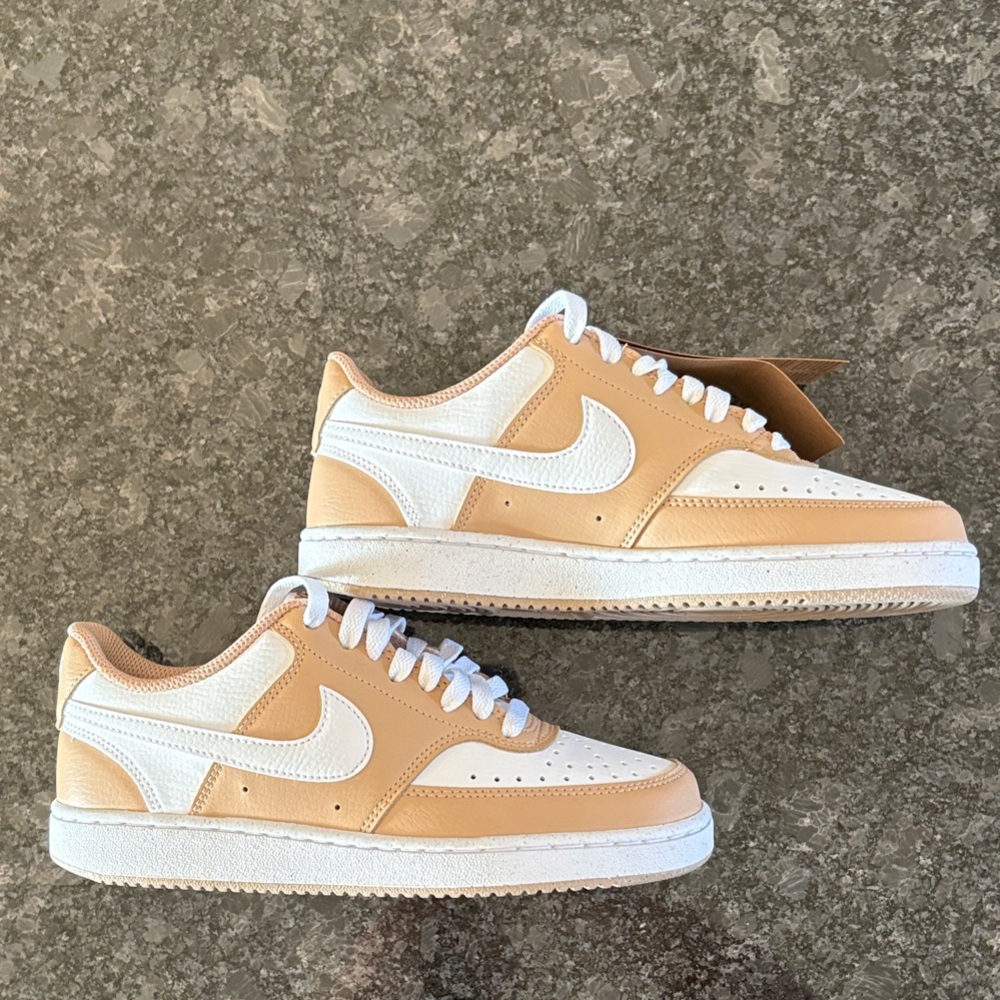 Nike Women’s Court Vision - Hemp/White